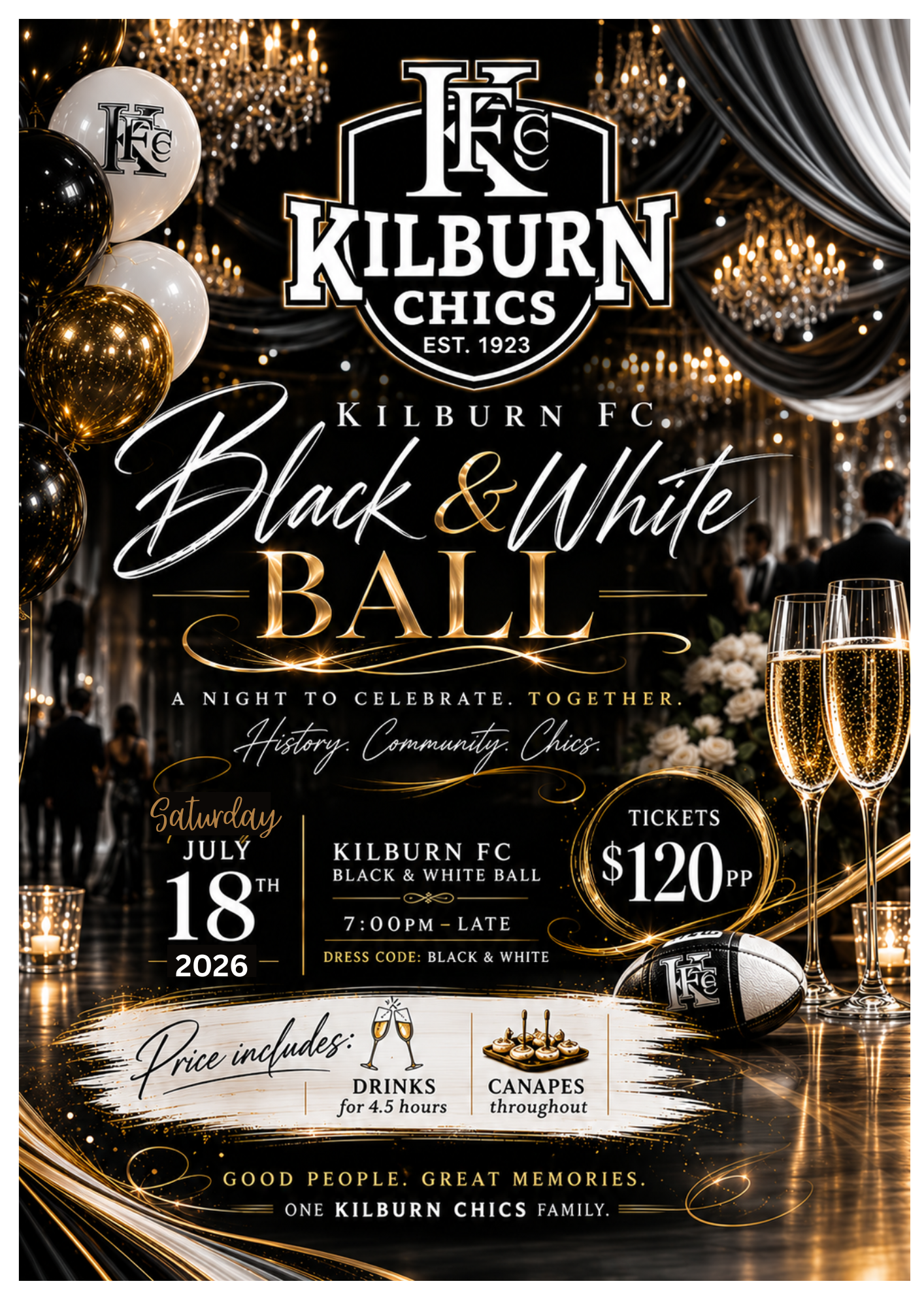 Black N White Ball 2026 ( deposit )