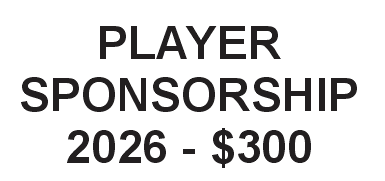 SNR Player Sponsor 2026 - $300