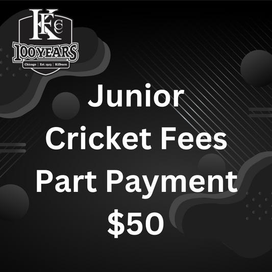 Cricket Fees 2023/4 - JUNIOR ( part payment )