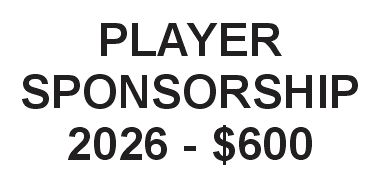 SNR Player Sponsor 2026 - $600 ( includes fees )